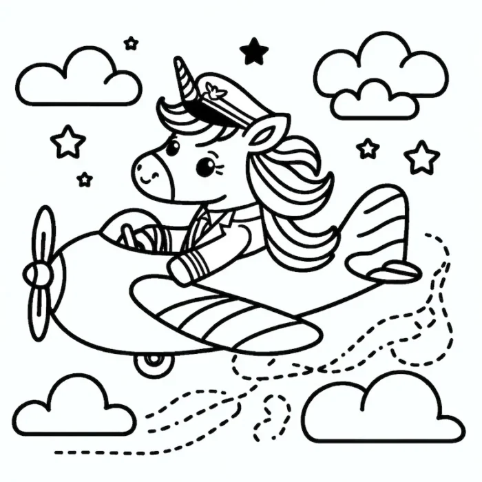 3 اوراق تلوين يونيكورن Pdf