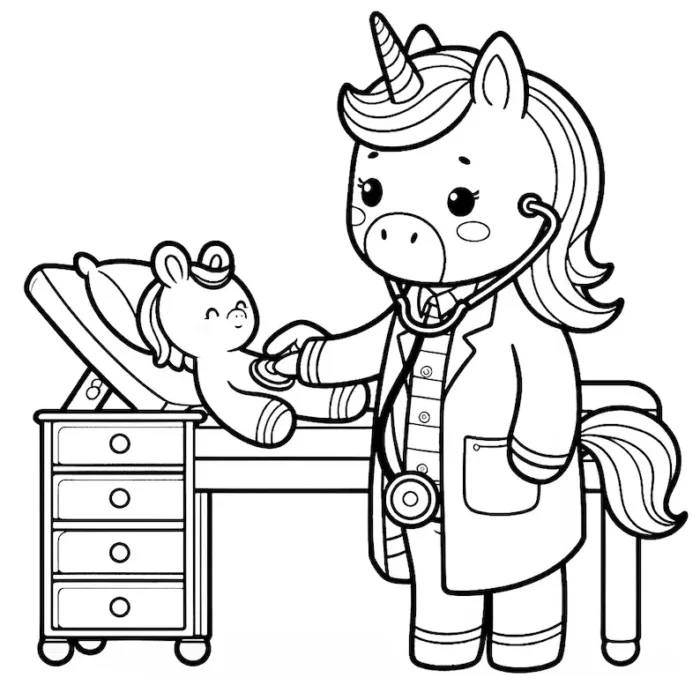 5 اوراق تلوين يونيكورن Pdf